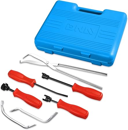 DNA Motoring TOOLS-00244 8-Pcs Brake Service Kit, Brake Spring Installer Remover Plier Tools Set with Carrying Case,Blue - Image 3