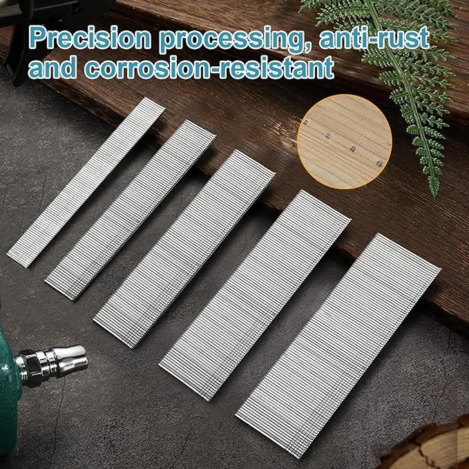 18 Gauge Brad Nails, Galvanized Nail Gun Nails for Pneumatic, Electric Brad Nail Gun, 18 GA Brad Nails (Combination 1500PCS) - Image 3
