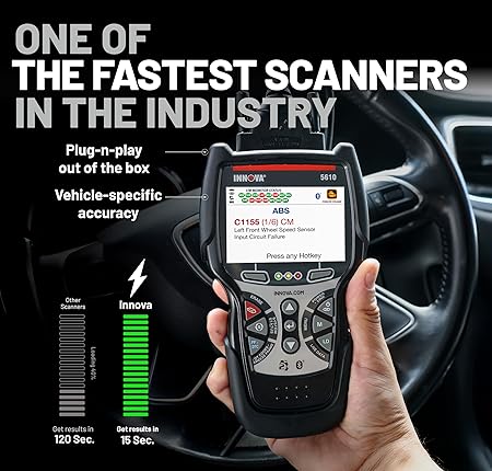 Innova 5610 OBD2 Bidirectional Scan Tool - Understand Your Vehicle, Pinpoint What's Wrong, and Complete Your Repairs with Less Headache, Updates Included, US-Based Technical Support - Image 2